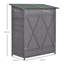 Bouzoun 5 ft. W x 2 ft. D Solid Wood Pent Tool Shed