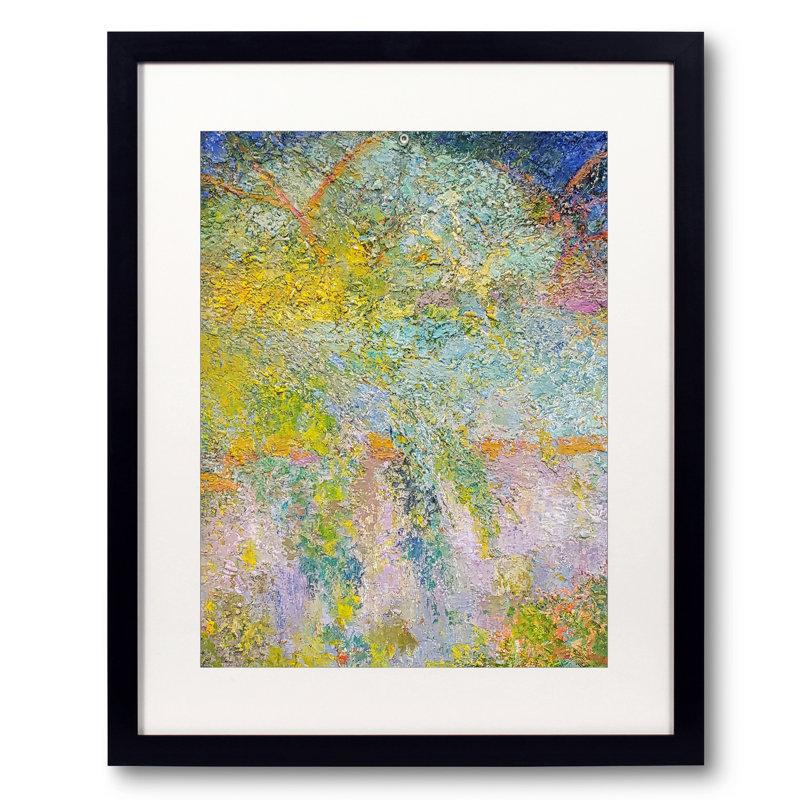 Allaire Garden Wall Print by Marsha Heller, Black Framed Paper, 31.25" H x 25.25" W