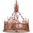 Julianna 4 - Light Lantern Drum Chandelier