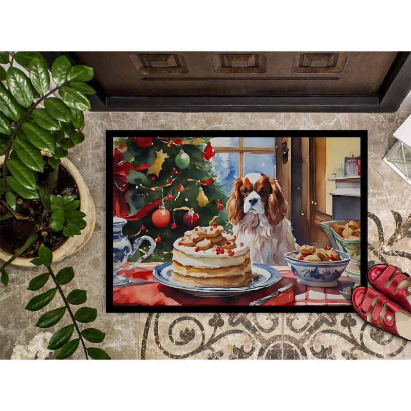 Paillasson Cavalier Spaniel Junya DAC3761, L 18 po x L 27 po