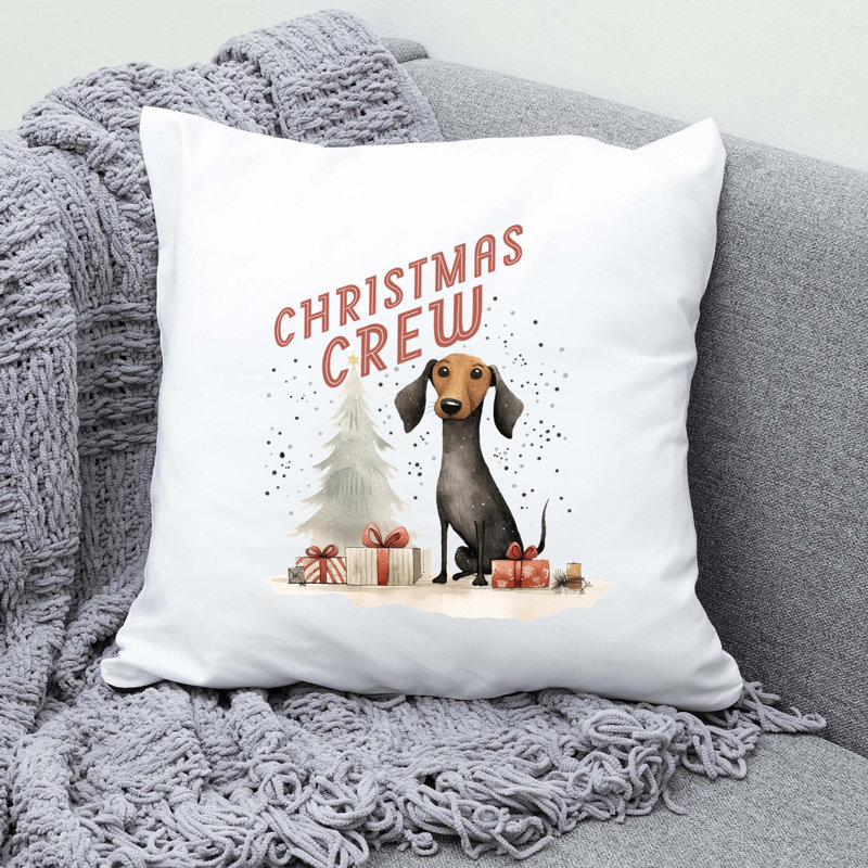07_CozyChristmas Reversible Throw Pillow, 20" x 20"