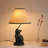 Upward-Looking Cat Table Lamp