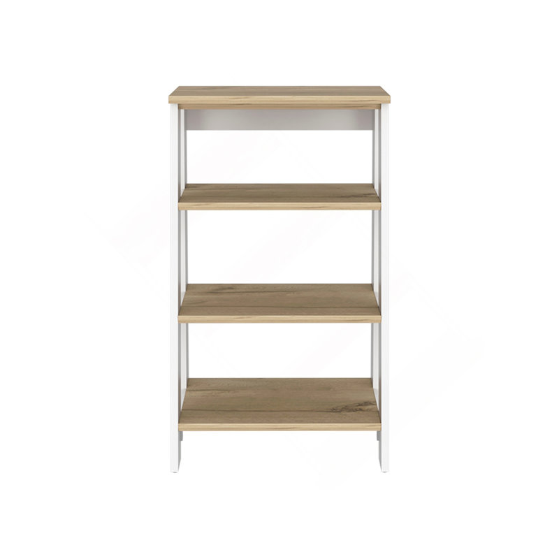 Clair Linen Cabinet, Two Interior  Shelves, Two Open Shelves, Single Door