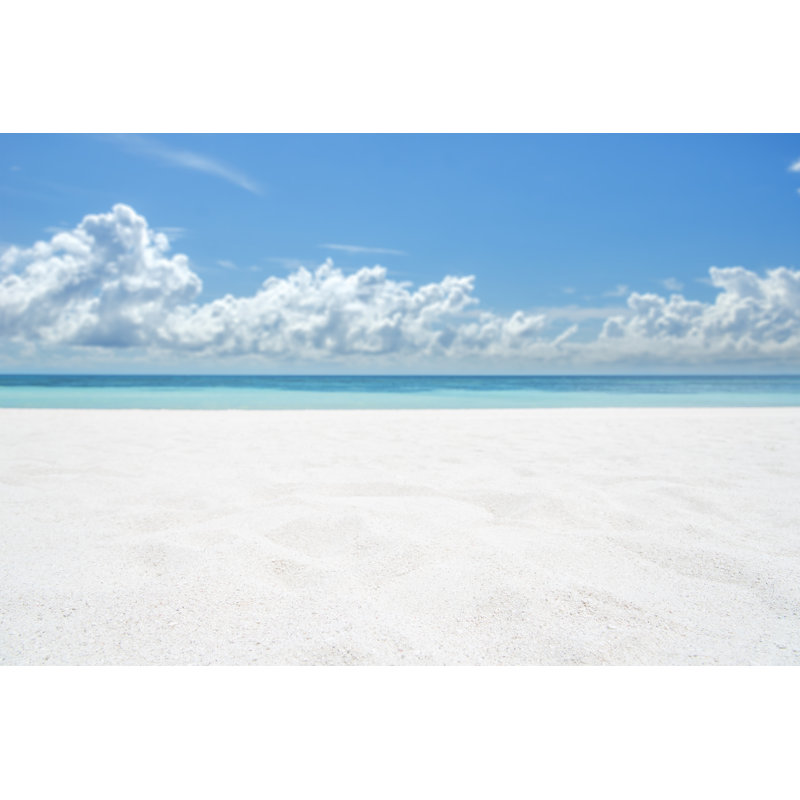 Empty sandy beach 951033730, 81cm H x 122cm W