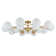 Coblitz Mid-Century Modern Y-Shaped Branch Semi Flush Mount Ceiling Light