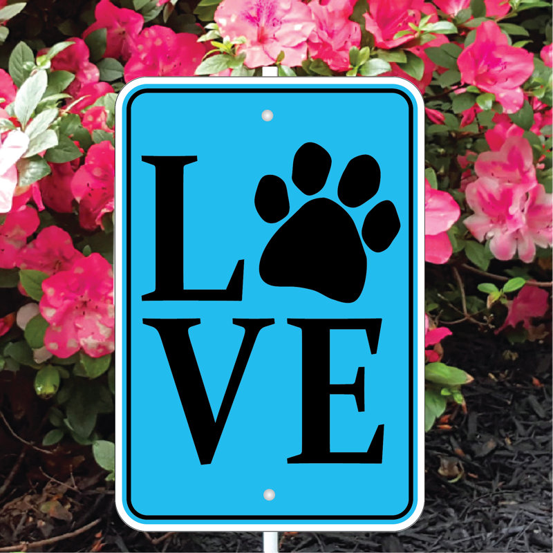 Plaque de jardin Love Mini