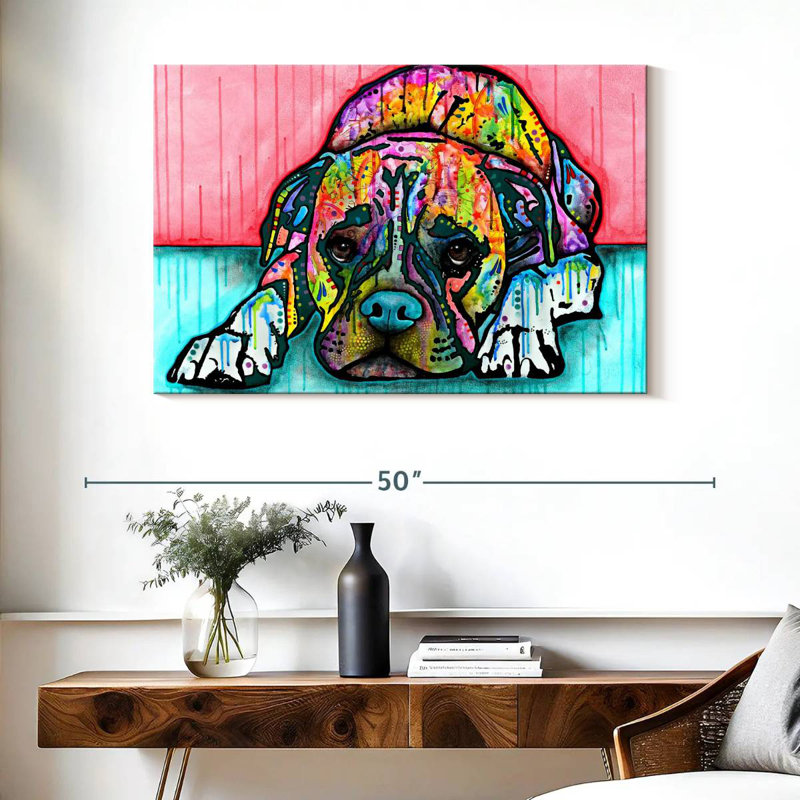 Boxer allongé Brampt, H 26 po x l 39 po