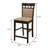Sarwa Square Counter Height Dining Set Brown and Tan-553938595