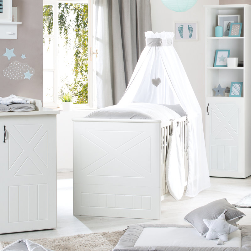 2 -in-1 Convertible Cot Bed