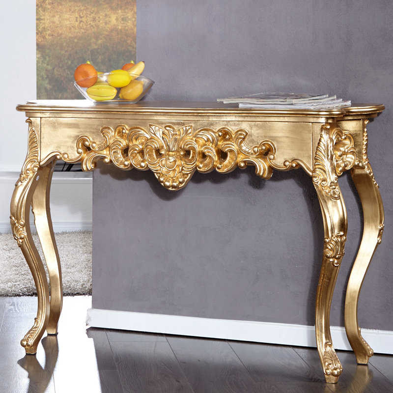 Cordeiro 110cm Console Table, Gold