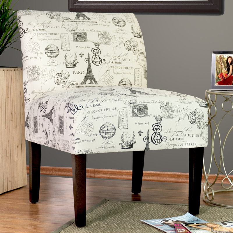 Fauteuil de chambre en coton 27 po Brannan
