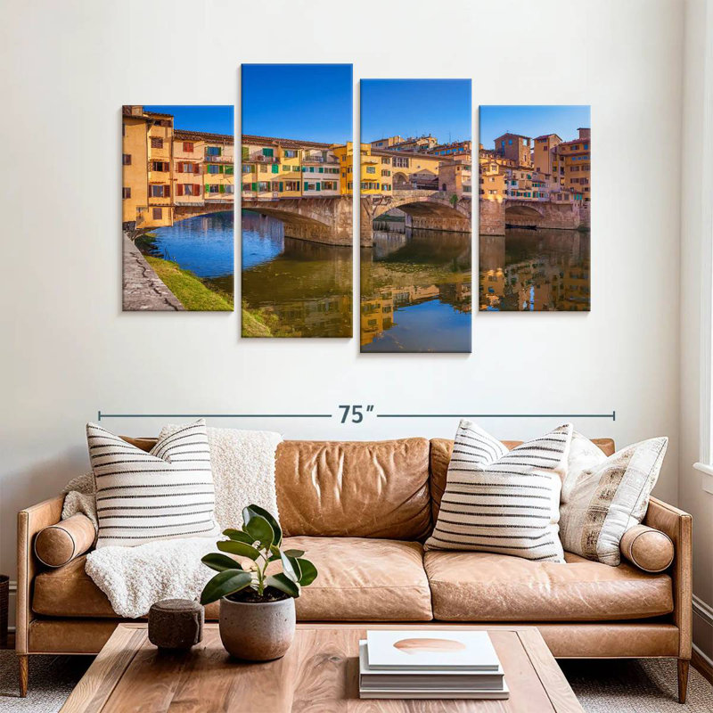 Lilie Ponte Vecchio In Florence, 42"H x 68"W