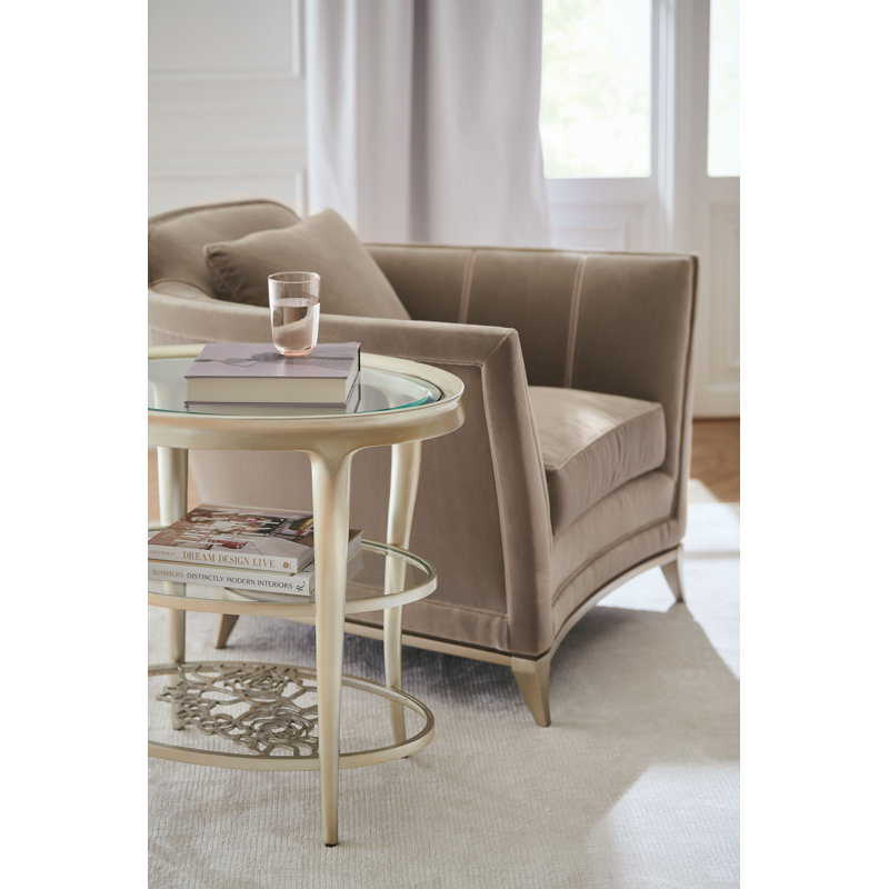 Glass End Table