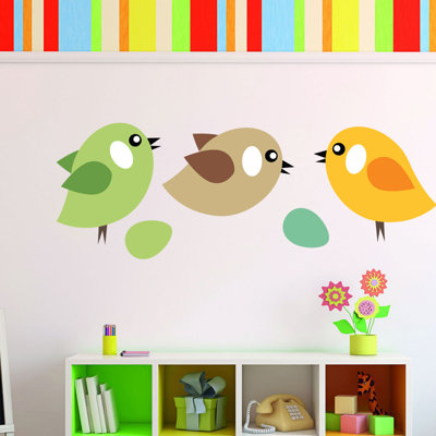 Adhésif décoratif oiseaux