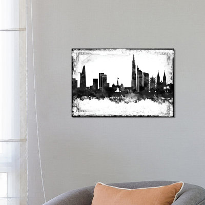 Ho Chi Minh Black & White Film by WallDecorAddict - Wrapped Canvas Print