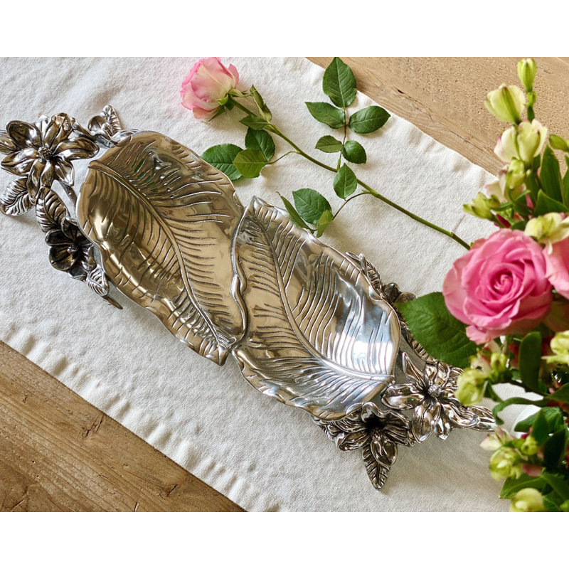 Magnolia Metal Decorative Tray