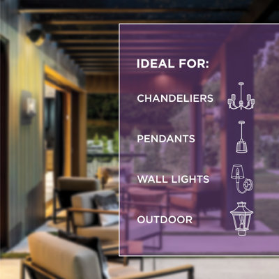 8 watts A19 DEL à culot moyen transparent 120 volts - Basics by Wayfair ™
