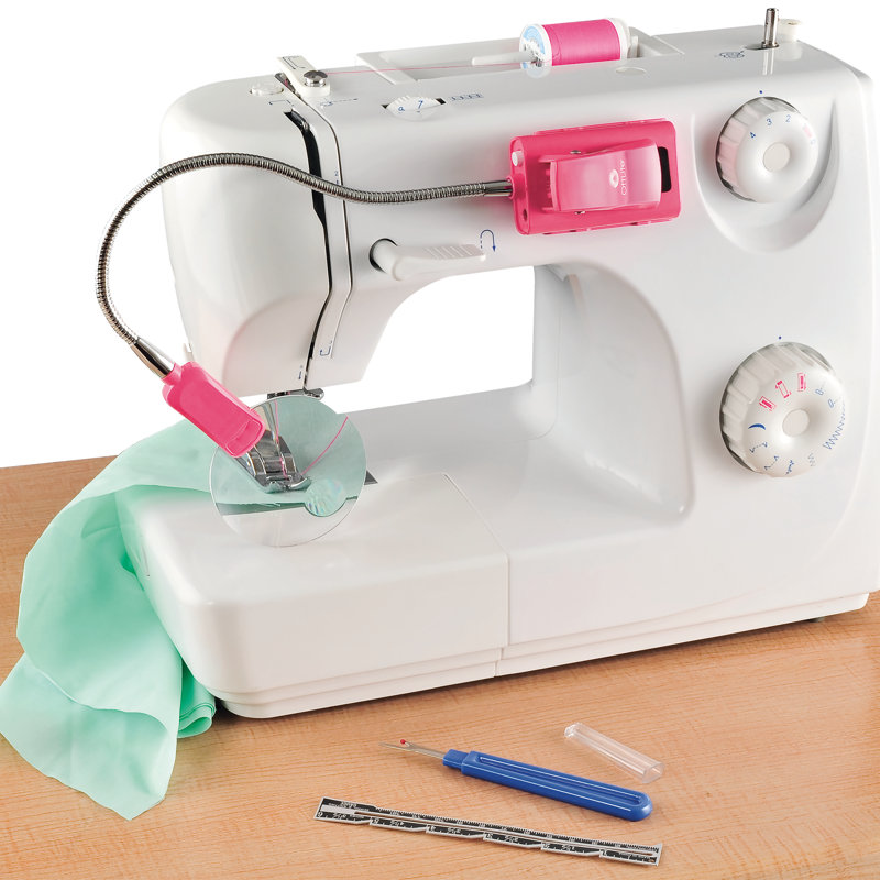 Lampe à pince 2 en 1 à DEL OttLite, loupe de qualité optique éclairée, Rose