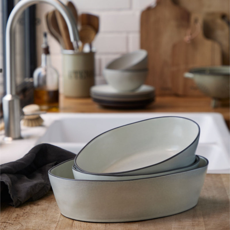 Oval Baker Stacked Organic
