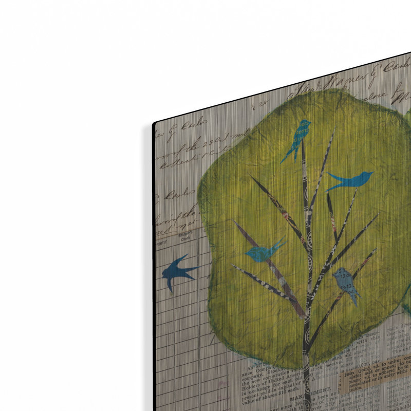 Luxe «Art Notes» par Courtney Prahl, Met «Bird Notes» par Courtney Prahl, H 24 po x l 24 po