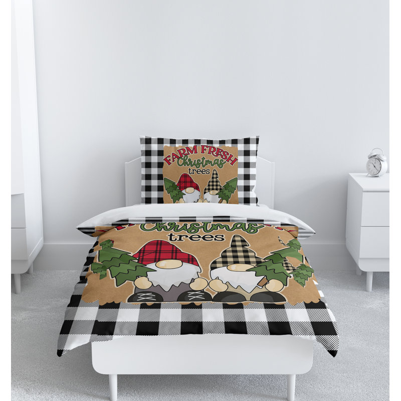 Modern & Contemporary Polyester Duvet Cover, King Duvet Cover + 2 King Shams