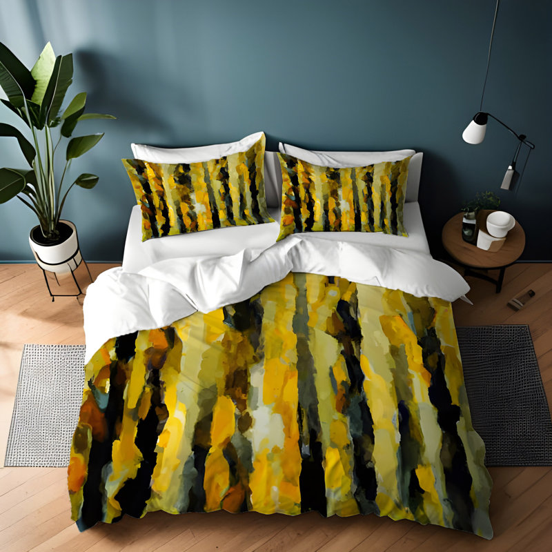 Polyester Duvet Cover, King Duvet Cover + 2 King Shams