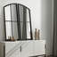 Ensemble de 2 miroirs muraux Black Arch