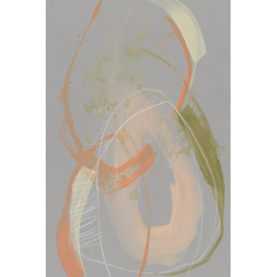 Pastel Loops I by Jennifer Goldberger - Painting on Canvas