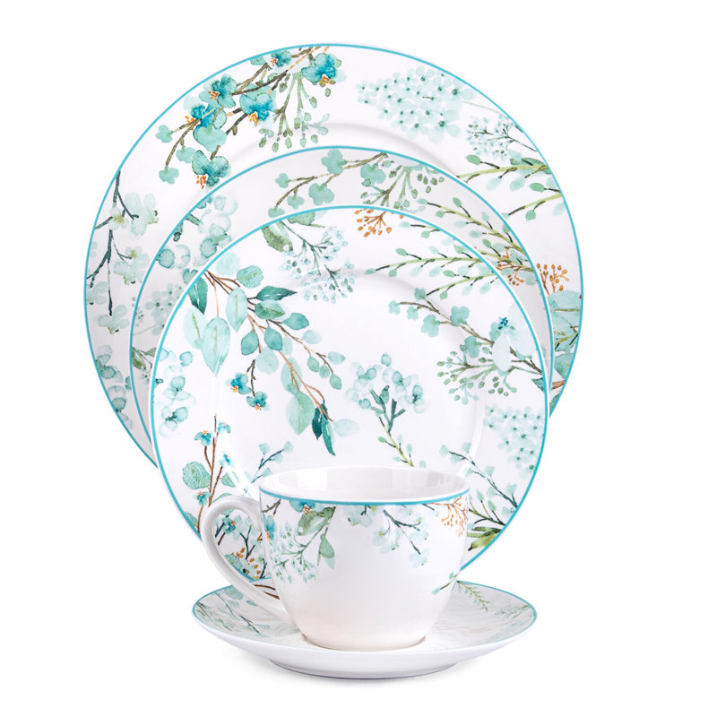 Lundry Piece Porcelain China Dinnerware Set