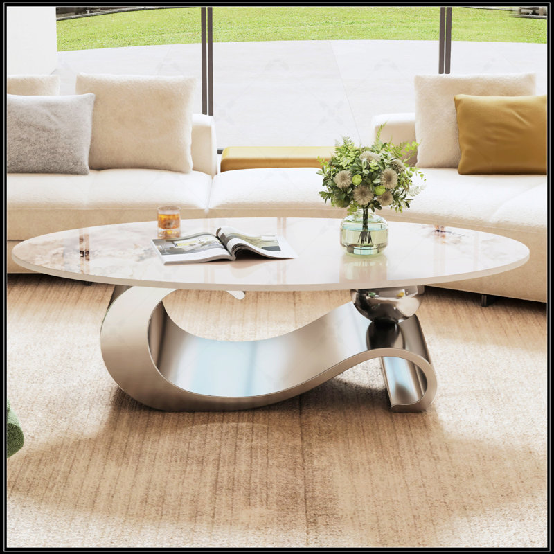 Table basse 49,2 po, Brun