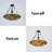 5-head Color Spliced Pendant Light