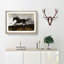 Galloping Horse in Abstract - Picture Frame Painting Print on MDF-55578620-55578621