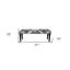 Banc rembourré en coton 47 po Gracie Mills