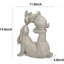 Figurines de jardin - Figurines de collection de jardin en forme de lapin qui s'embrasse - Décoration de jardin