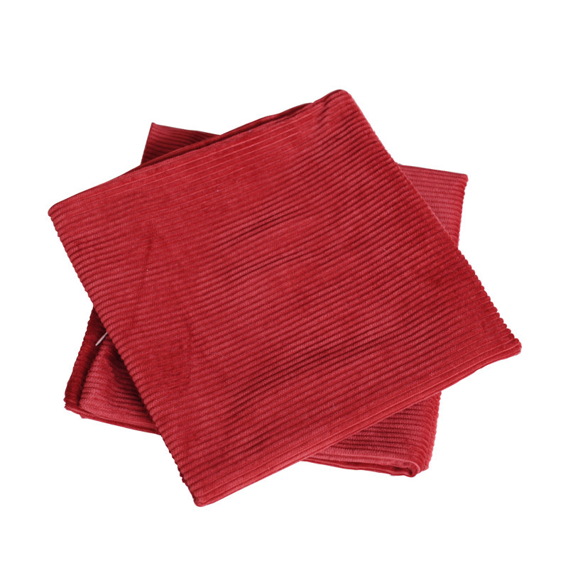 Housse de coussin carrée, Bouffon rouge, 20 po X 20 po