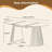 Extendable Oval Wood Dining Table with Slatted Legs, Space-Saving Design for Versatile Use as Dining Table or Desk