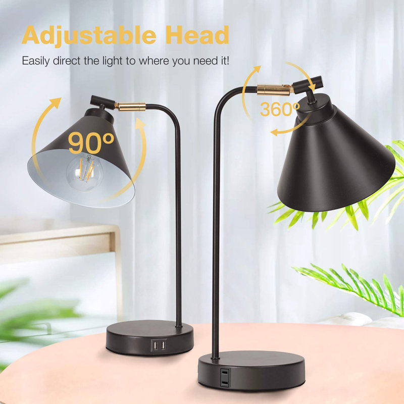 Gabouray Metal USB Desk Lamp