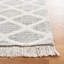 Tapis géométrique en laine et en coton tissé à la main Castillo-70812906