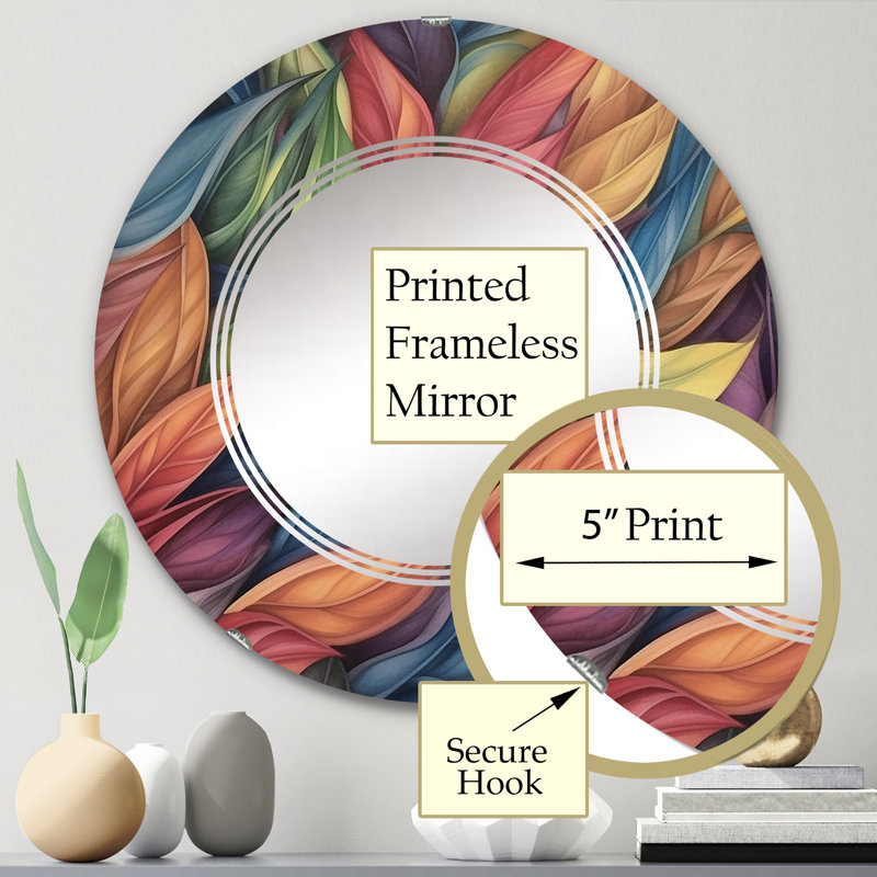 Miroir mural Falnaglass, 24 po x 24 po