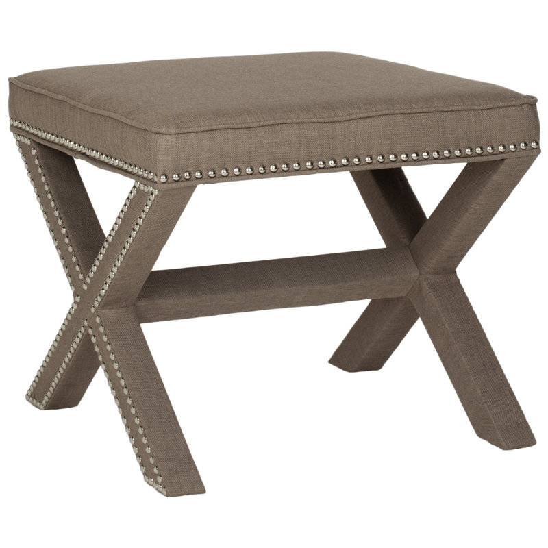 Dangela Upholstered Ottoman, Olive