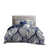 Motif floral bleu