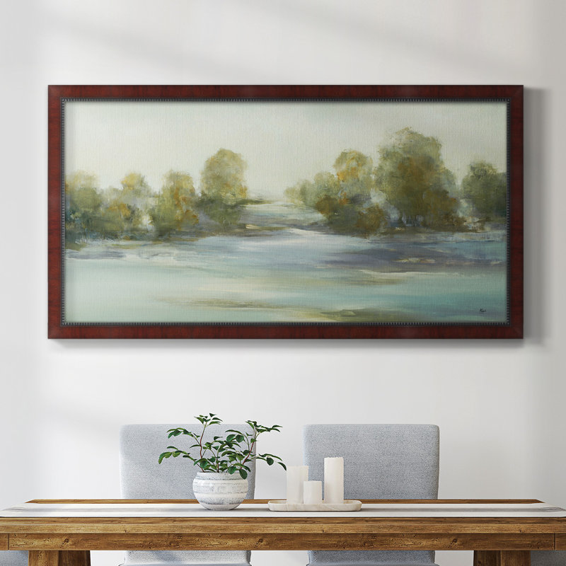 Impression sur toile tendue, "Cadre apaisant III", H 25 po x l 45 po x P 2,5 po