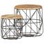 Winsor 2 - Piece Solid Wood Top Living Room Table Set