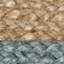 Glendive Hand Braided Blue/Brown Rug-740057717