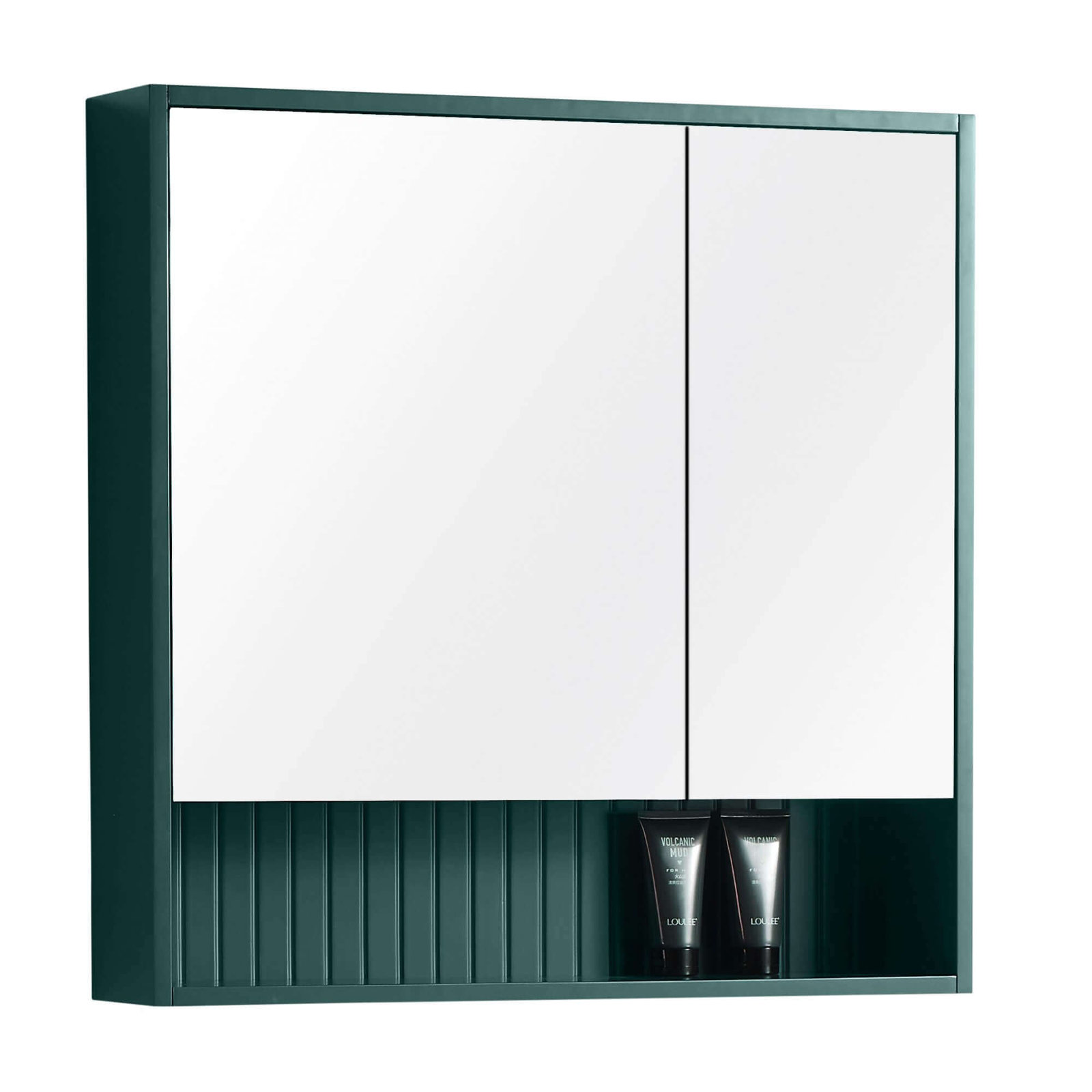 Asahel Surface Double Medicine Cabinet, Green