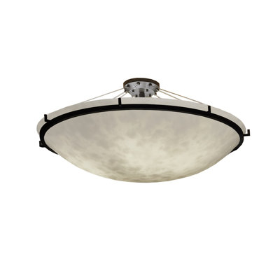 Clouds™ Clouds Resin Semi Flush Mount