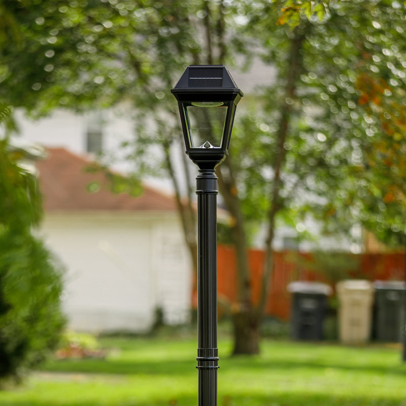 No Wiring Required Imperial III Commercial Solar Post Light 3" Fitter