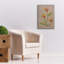  «Yellow Sand Flower» par Bebe Keith, art mural sur toile, 18 po x 26 po