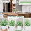 Ensemble de 4 plantes artificielles en pot pour la maison