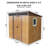 6 ft. x 5 ft. Metal Outdoor Storage Shed with Window & Sloped Roof-123384799-123384800